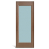 Porte 1 panneau vitré PVC