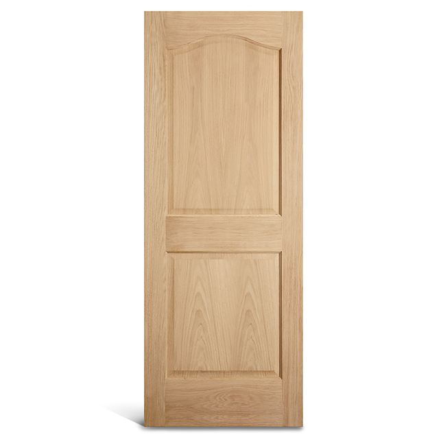 Porte à panneaux en chêne à 2 panneaux
