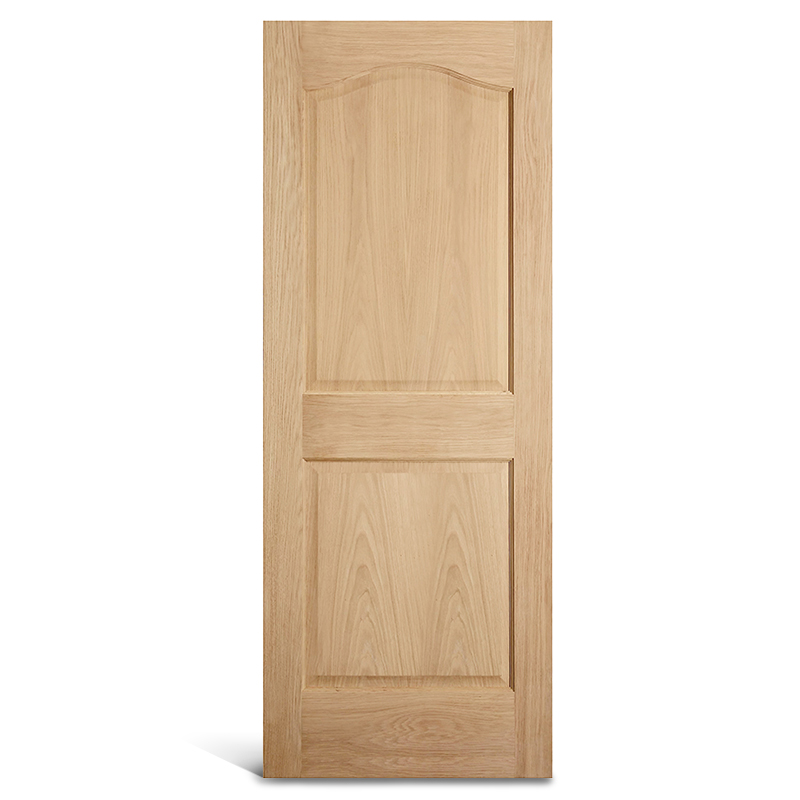 Porte à panneaux en chêne à 2 panneaux