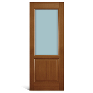 Porte-panneau-pvc-verre-à 2 panneaux