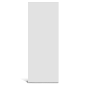 Porte affleurante avec apprêt blanc lisse