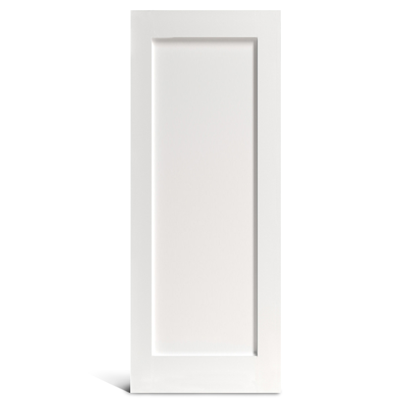 1 porte Shaker pré-peinte à panneau plat