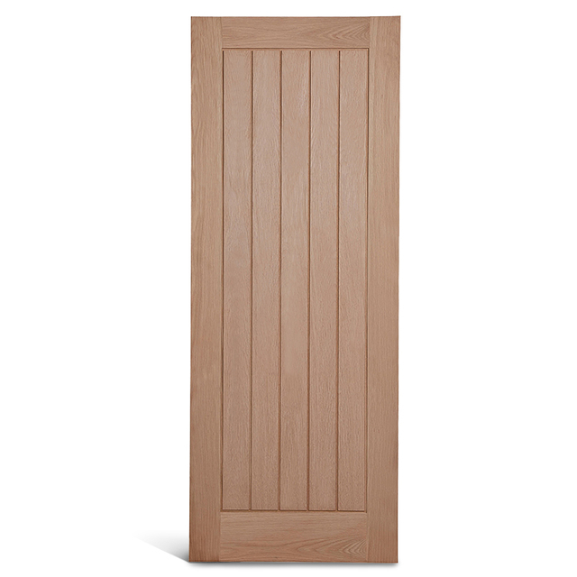 porte verticale en chêne cottage