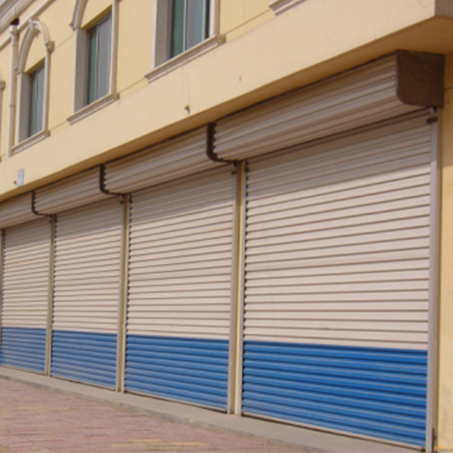 Portes à volet roulant coupe-feu en acier