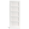 5 portes shaker en PVC à panneau plat