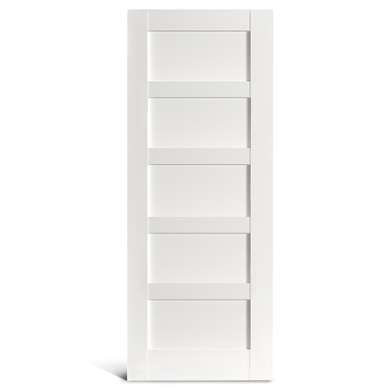 5 portes shaker en PVC à panneau plat