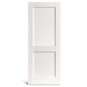 Porte Shaker en PVC à 2 panneaux plats