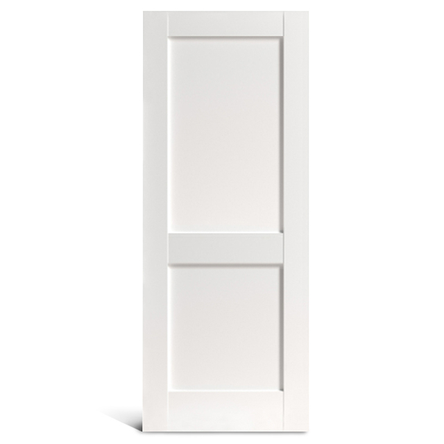 Porte Shaker en PVC à 2 panneaux plats