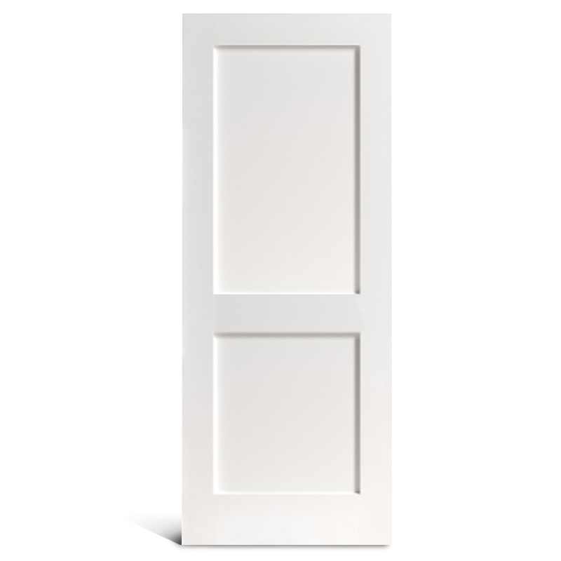 Porte Shaker apprêtée à 2 panneaux plats