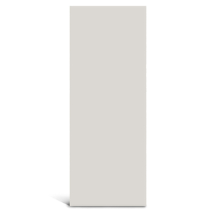 Porte à panneau affleurant en PVC blanc pur