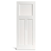Porte Shaker à 3 panneaux plats apprêtés
