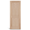 2 portes Shaker en chêne à panneaux plats