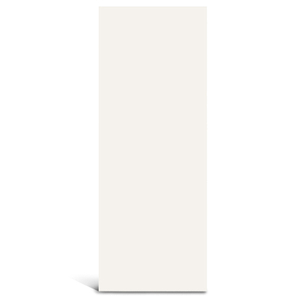 Porte à panneau affleurant en mélamine blanche Windsor