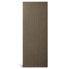 Porte à panneau affleurant en PVC gris
