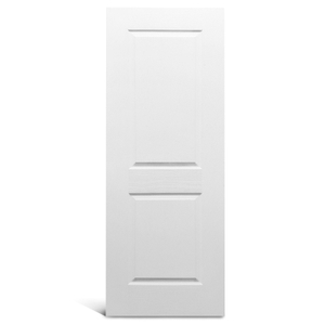 Porte moulée avec apprêt texturé à 2 panneaux à dessus carré