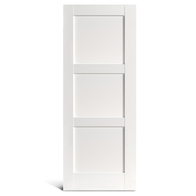 Commercial intérieur de porte de dispositif trembleur de PVC de 3 panneaux plats