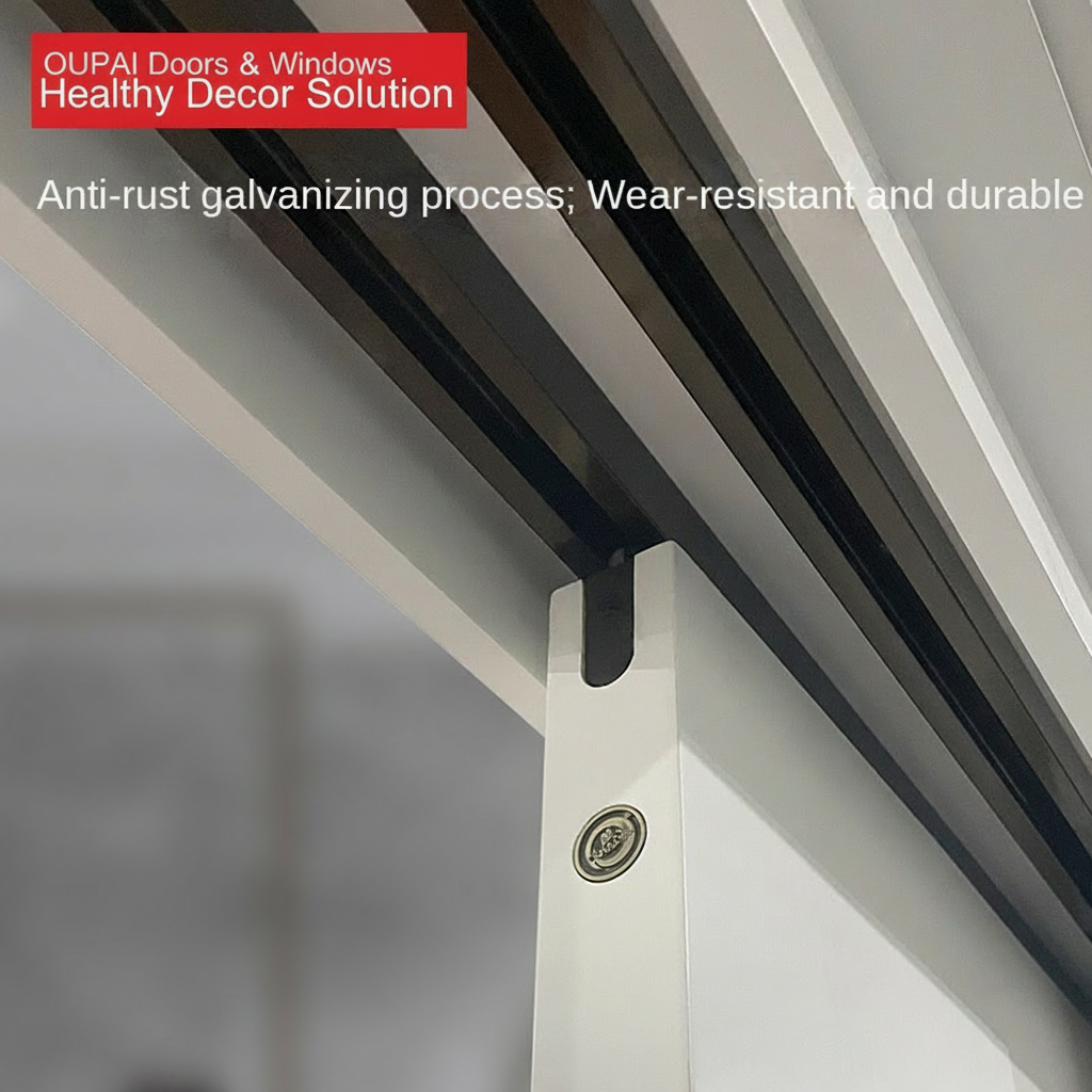 Certificat en bois de MDF de porte de PVC d'Oupai CE Saso GOST-R