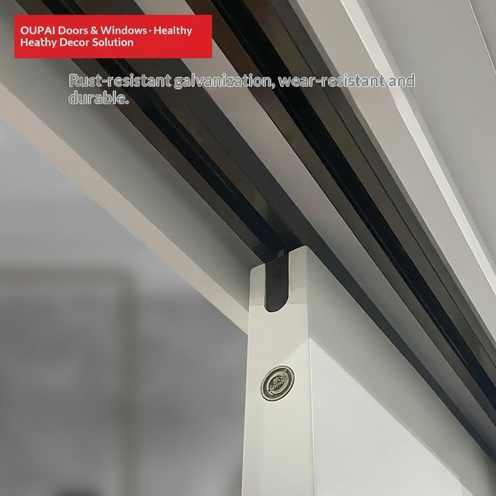 Certificat en bois de MDF de porte de PVC d'Oupai CE Saso GOST-R
