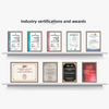 Certificat en bois de MDF de porte de PVC d'Oupai CE Saso GOST-R