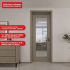 Certificat en bois de MDF de porte de PVC d'Oupai CE Saso GOST-R