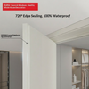 Certificat en bois de MDF de porte de PVC d'Oupai CE Saso GOST-R